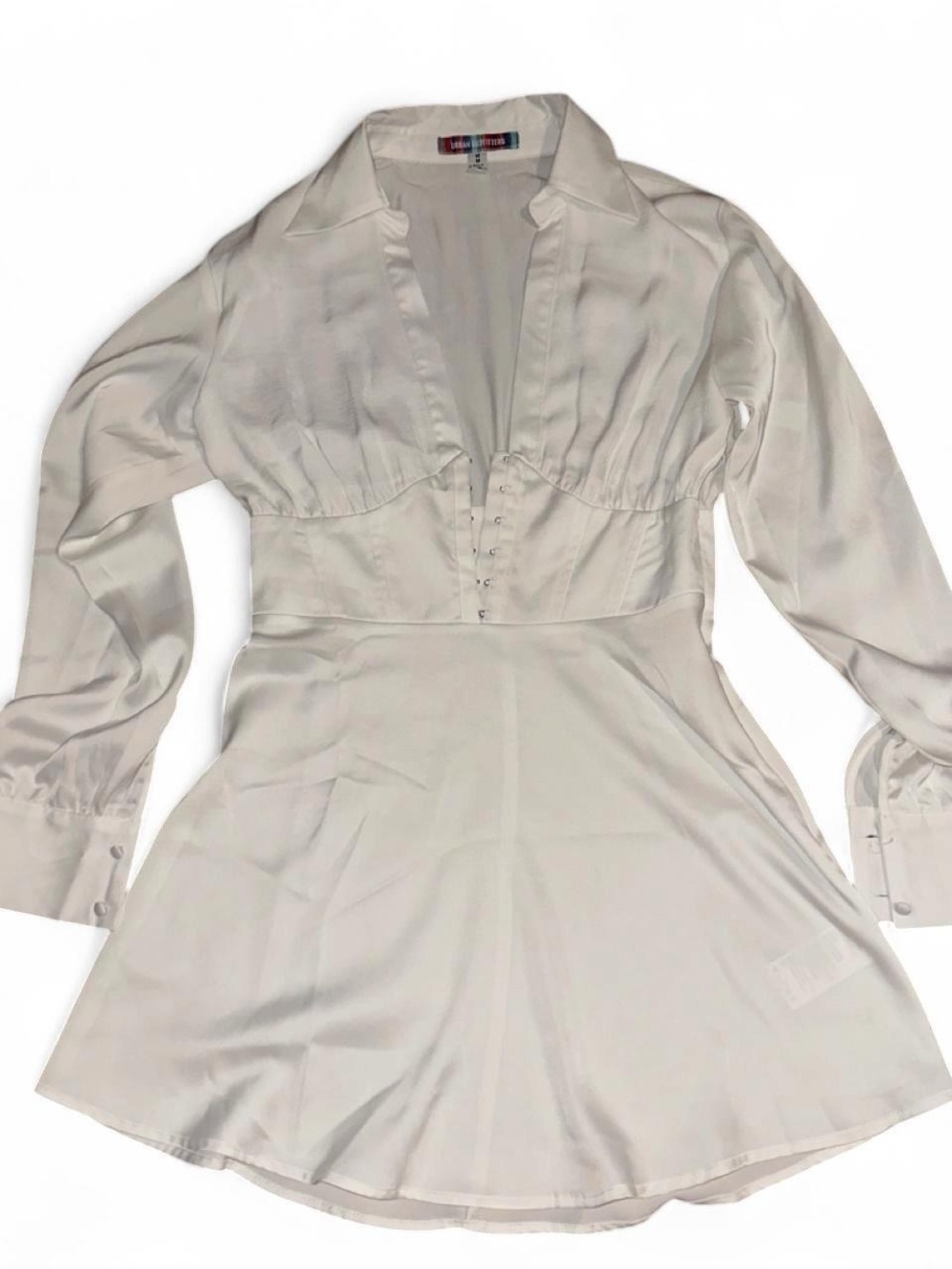 Urban Outfitters Phoebe Corset Shirt Dress NWOT